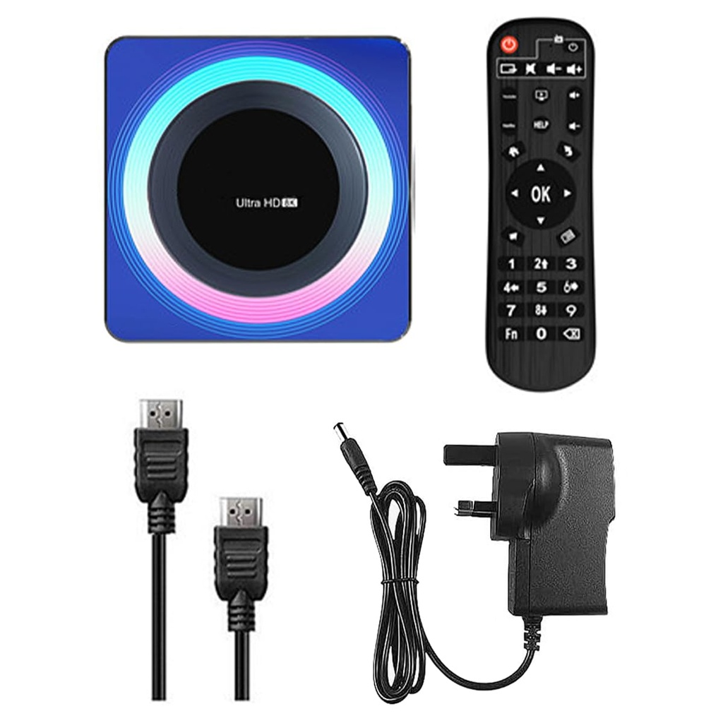 Tiardey Android TV Box: Android 13.0, 4GB Ram, 64GB Rom, Allwinner RK3528 Chip, WIFI6/6K/HD