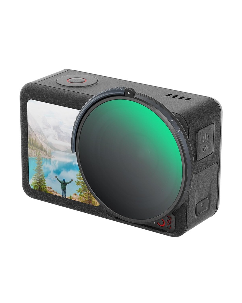 SMALLRIG CPL & VND 3-5 Filter for DJI Osmo Action 4, Combining ND8, ND16, ND32, CPL Fiter i