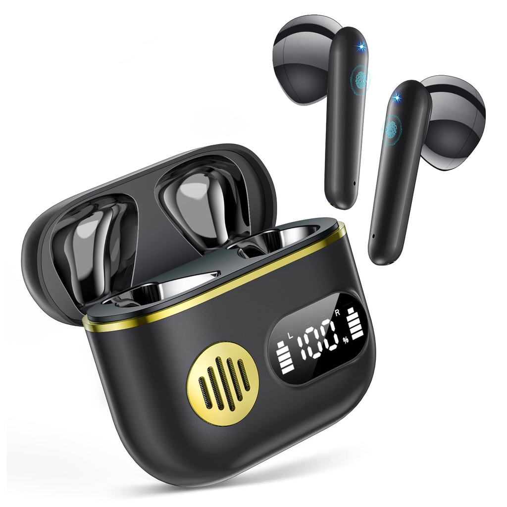 Wireless Earbuds 2026 Sport Bluetooth Headphones Stereo Earphones with ENC Mic Wireless Ear