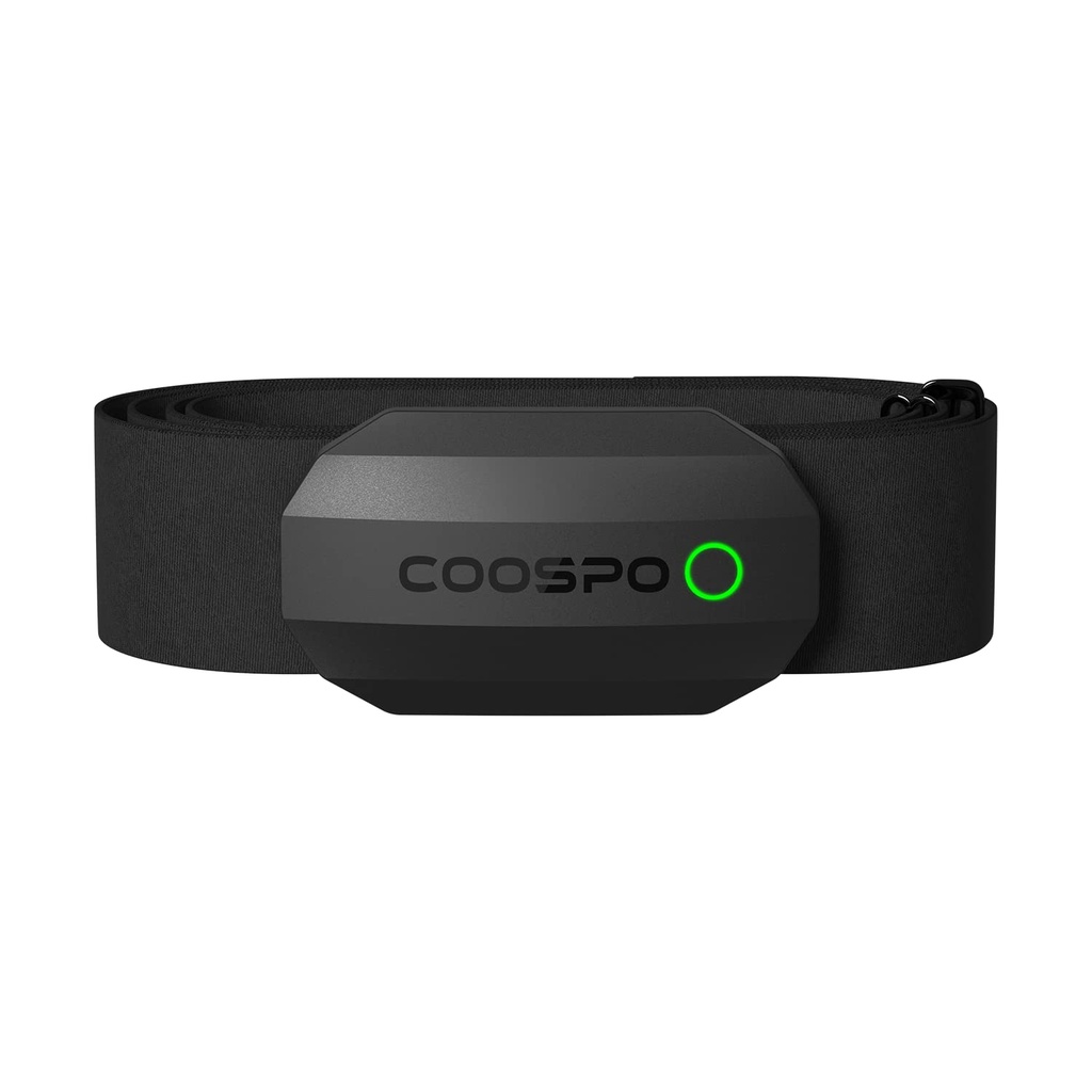 COOSPO Heart Rate Monitor Chest Strap,Bluetooth ANT+ Chest HRM for Running Cycling Gym Fitn