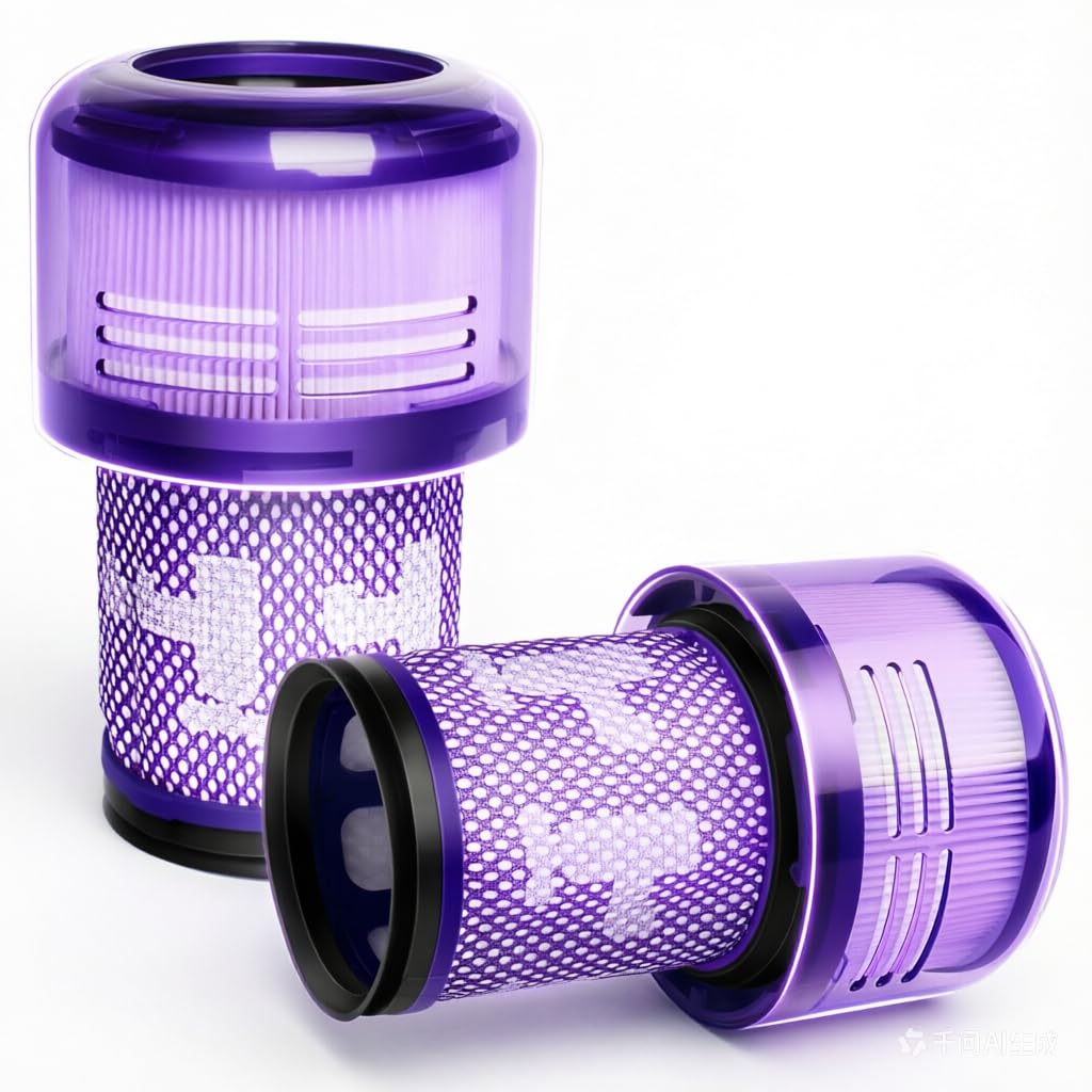 2 Pack Filter Replacement for Dyson V12 Detect Slim, V12 Slim, SV30, SV34, SV35 Cordless Va