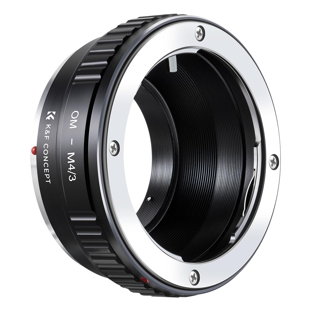 K&F CONCEPT OM to Micro 4/3 Adapter, Manual Lens Mount Adapter Compatible with Olympus Zuiko