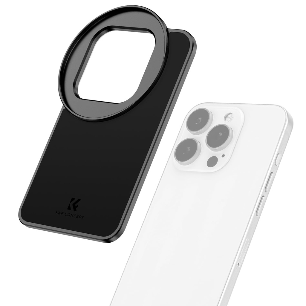 K&F CONCEPT Magnetic Phone Filter Mount Adapter, 67mm Threaded Filters Compatible with 6.1/6