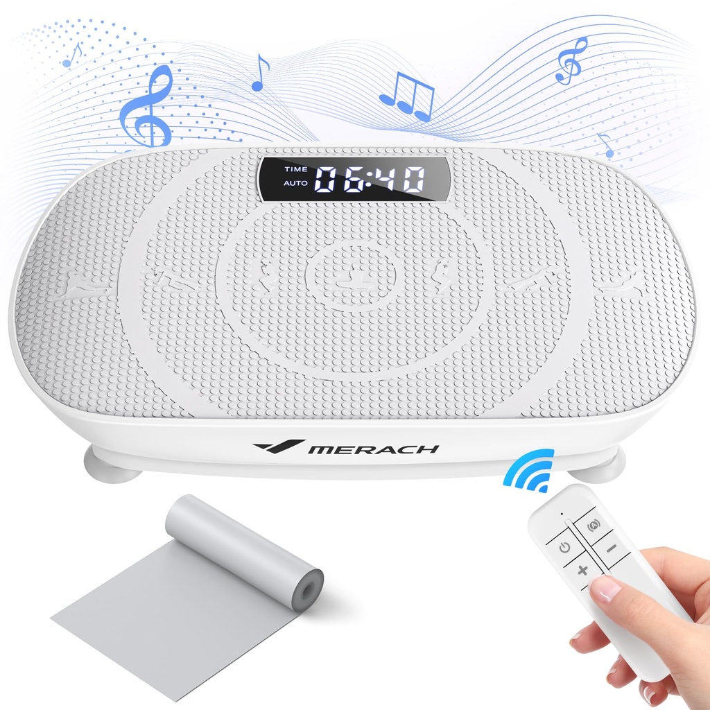 MERACH Vibration Plate, Whole Body Workout Powerful Quiet Vibration Plate Exercise Machine