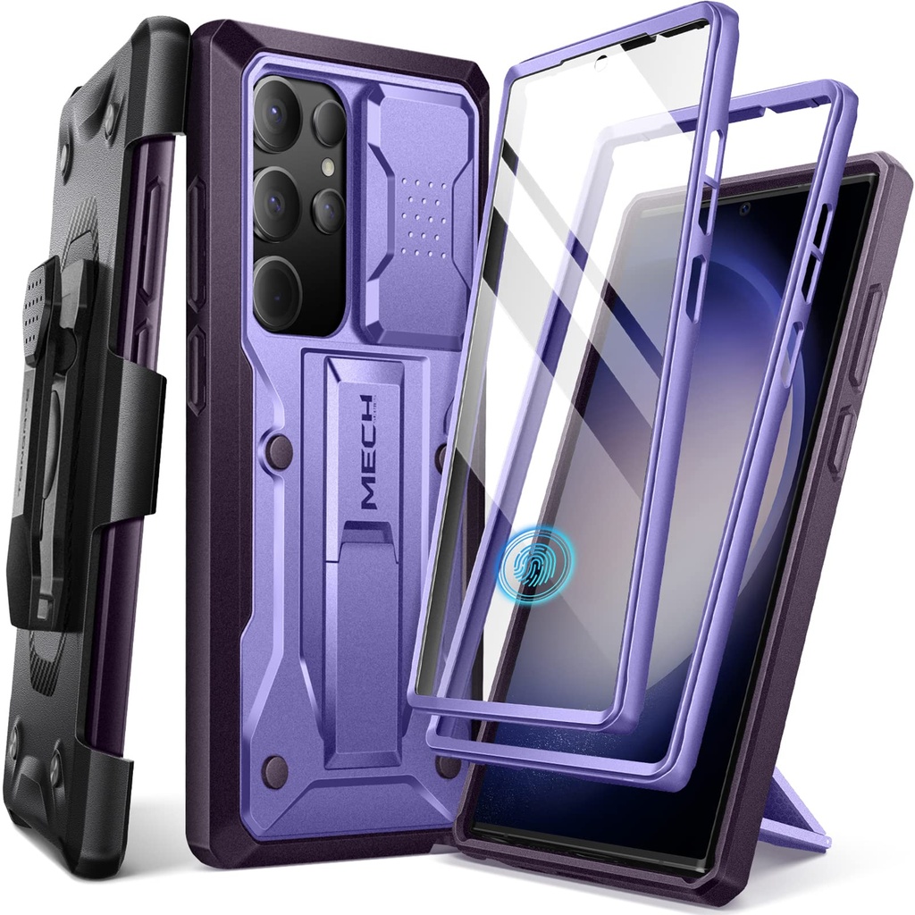Tongate for Samsung Galaxy S23 Ultra Case, [Bulit-in Slide Camera Cover & Screen Protector]
