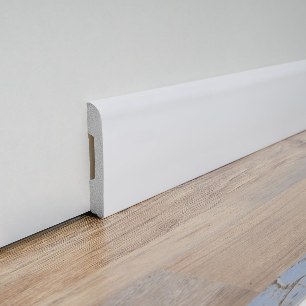 Art3d Wall Baseboard Molding Trim 8-Pack of 56 x 2.6 in., High Impact Polystyrene Skirting