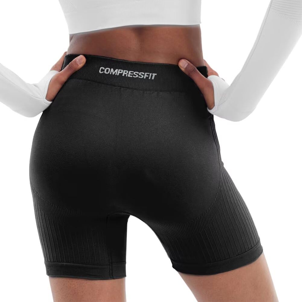 ROTTO Womens Yoga Shorts High Stretch Gym Shorts Flex-Fit Cycling Running Short Leggings Hi