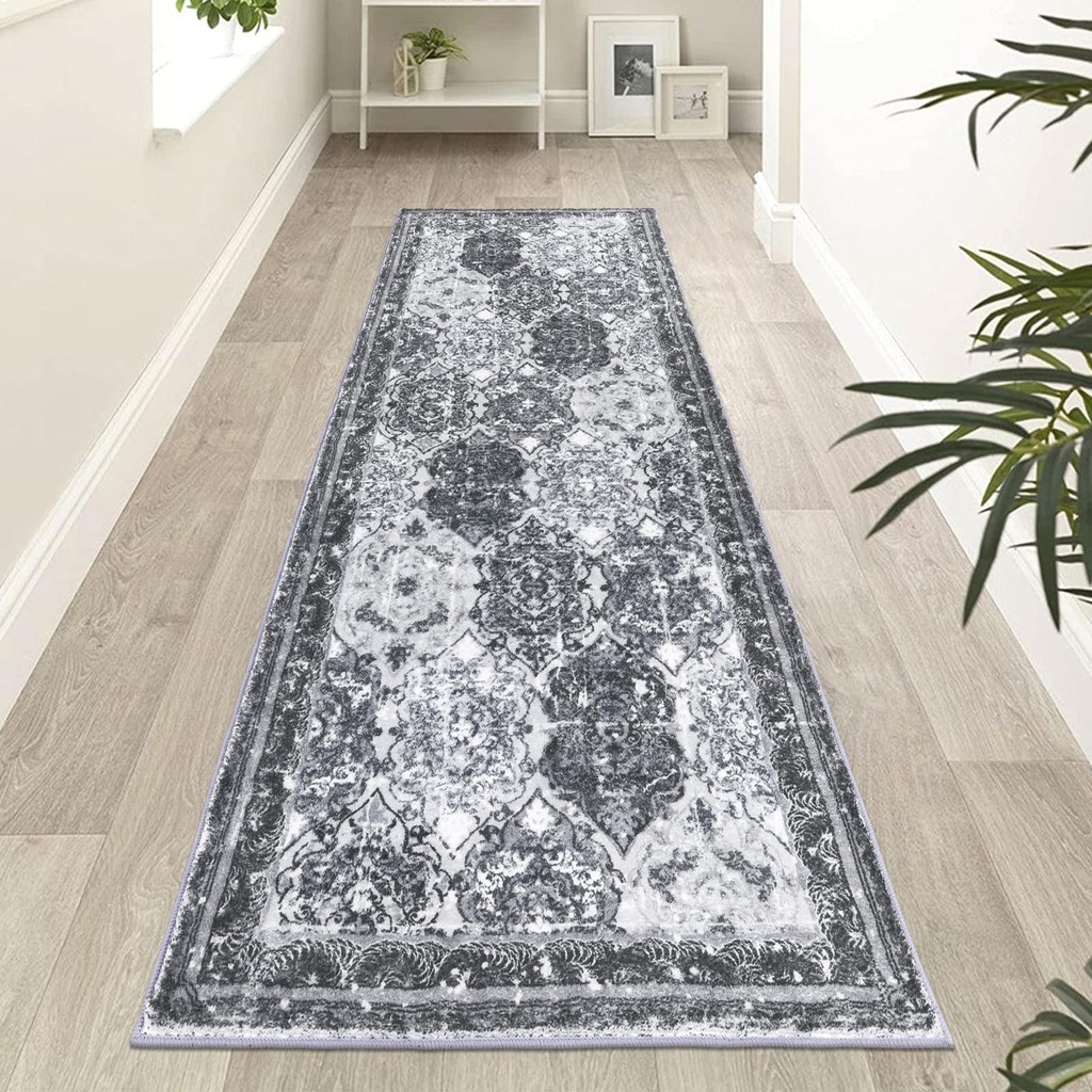 Enyhom Runner Rugs for Hallway 66 x 183cm Super Soft Boho Kitchen Rugs Non Slip Stair Runne