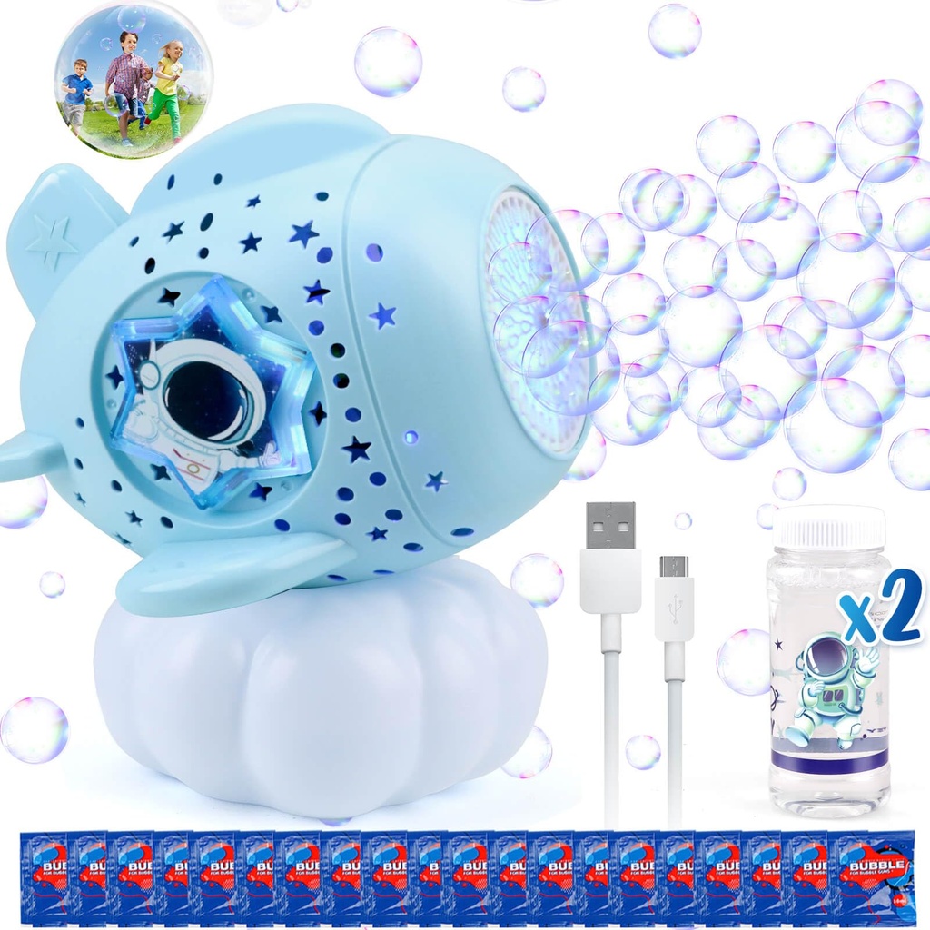 Dolanus Toys for 3-8 Year Old Kids: Bubble Machine Bubble Maker for Kids Gifts for 3 4 5 6 7