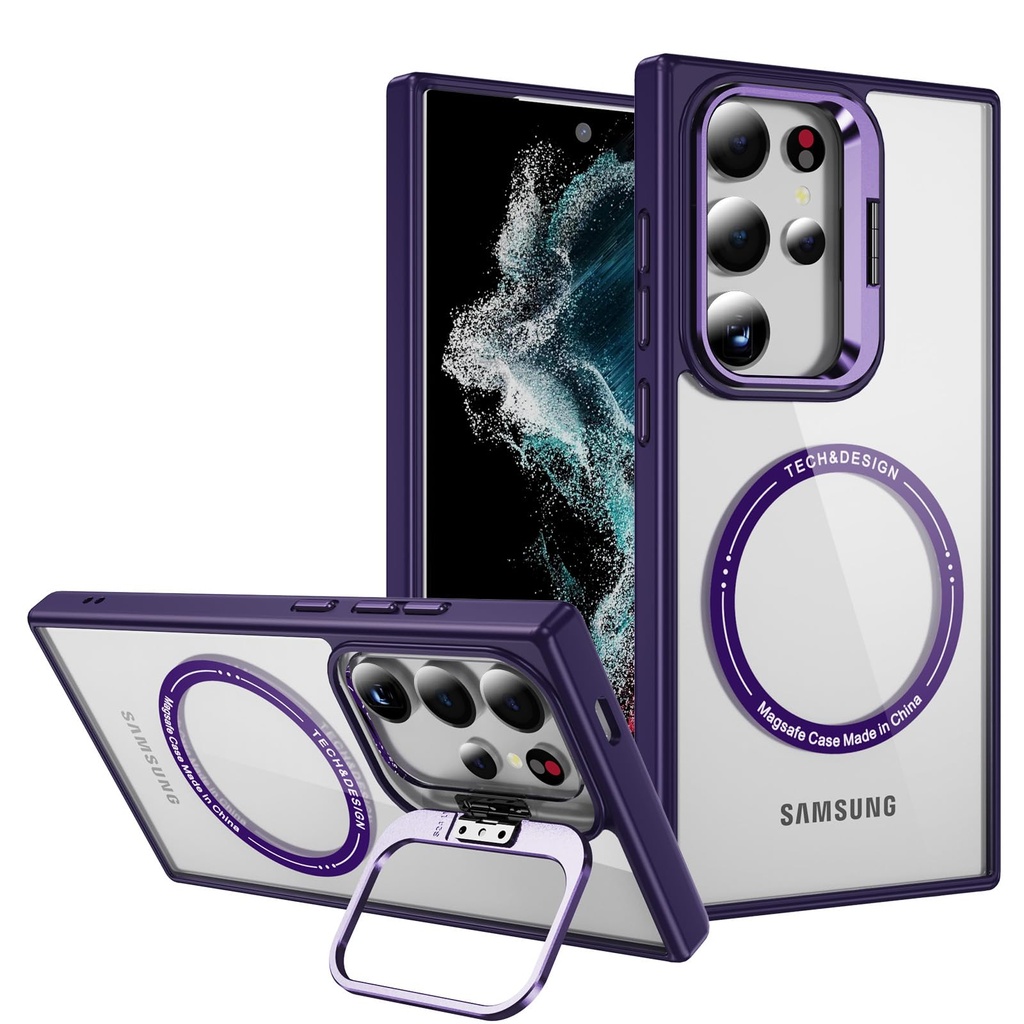 Hitaoyou for Samsung Galaxy S24 Ultra Case 5G, [Compatible with Magsafe], Camera Kickstand