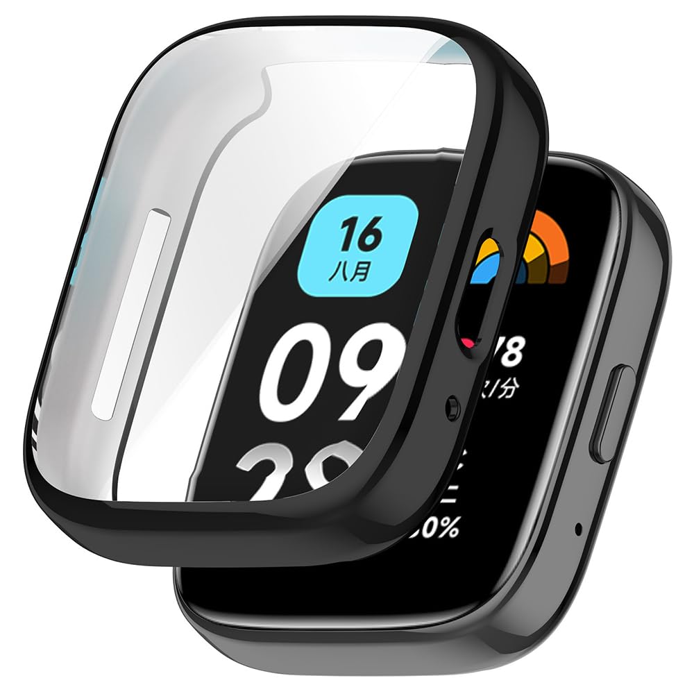 Case for Redmi Watch 3 Active, Silicone TPU Screen Protector, Anti-scratch, Anti-dust, Prot