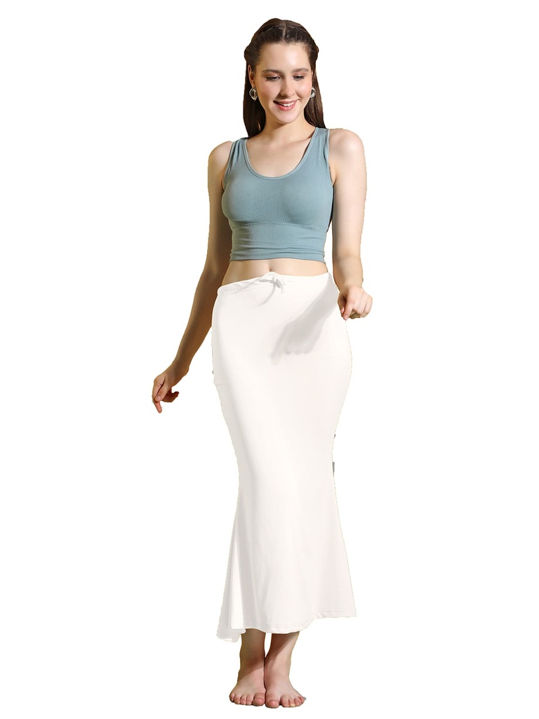 Jaanvi fashion Women's Cotton Blend Saree Shapewear Petticoat for Women, Cotton Blended,Pet
