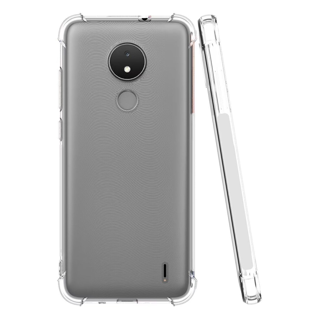 Yerebel Case for Nokia C21 Case, Nokia C20/Nokia C10 TA-1356 TA-1342 Cute Case, Clear Flexi