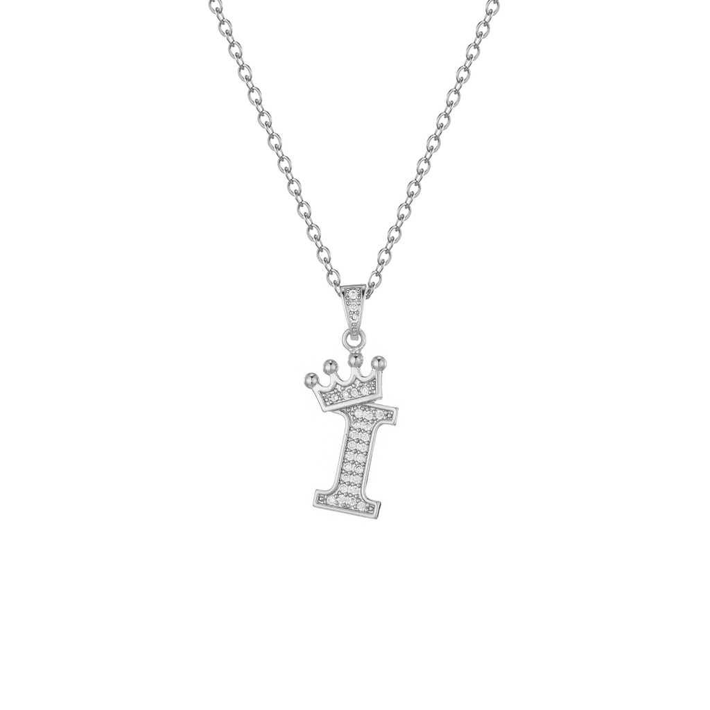 Hcvone Initial Silver Necklace Charm Choker Jewellery Birthday Christmas Letter A Dainty Cr