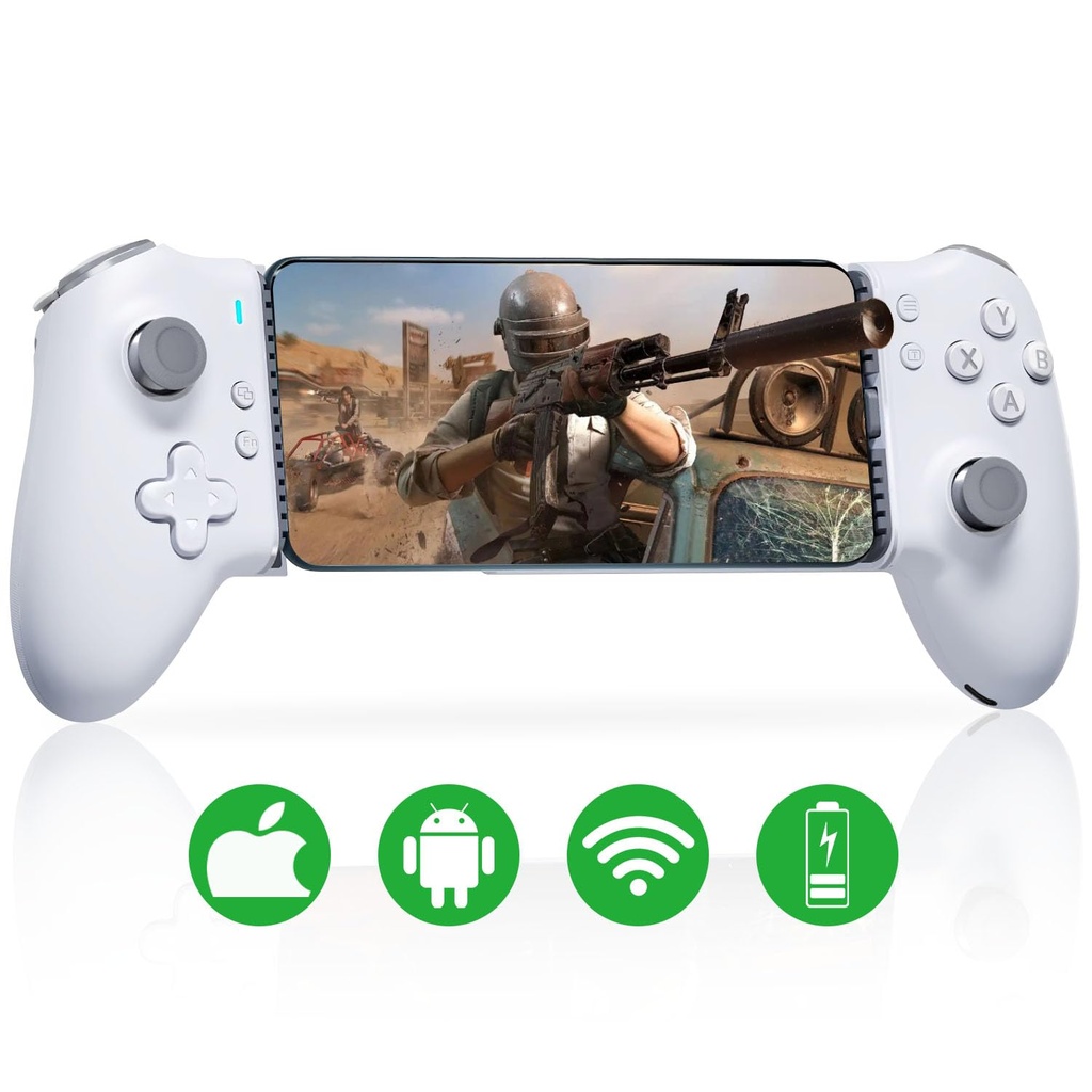 ATUTEN Phone Game Controller Android, Mobile Gaming Controller for iphone 16/15 Stream Pc/X