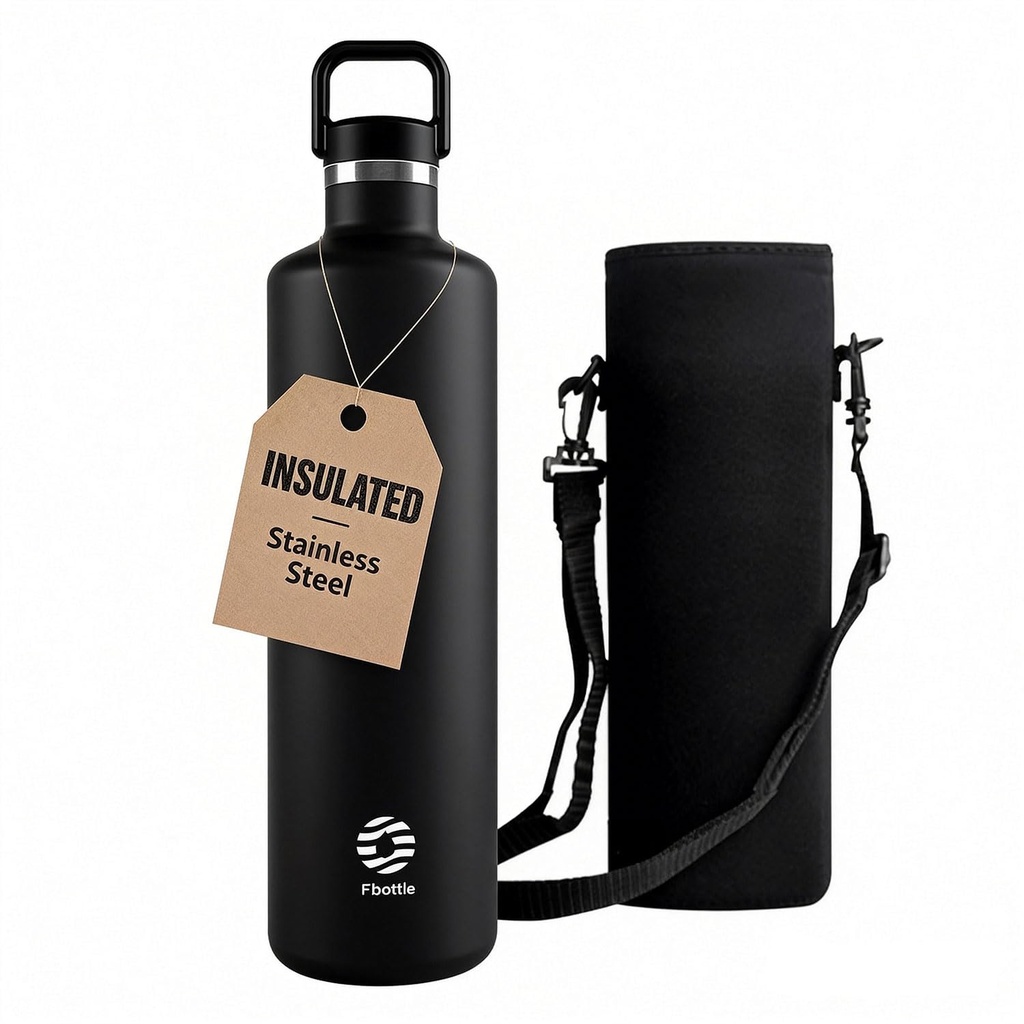 Healter 1.75 litre Water Bottle Stainless Steel | Double Wall Insulated Canteen | Eco Reusa
