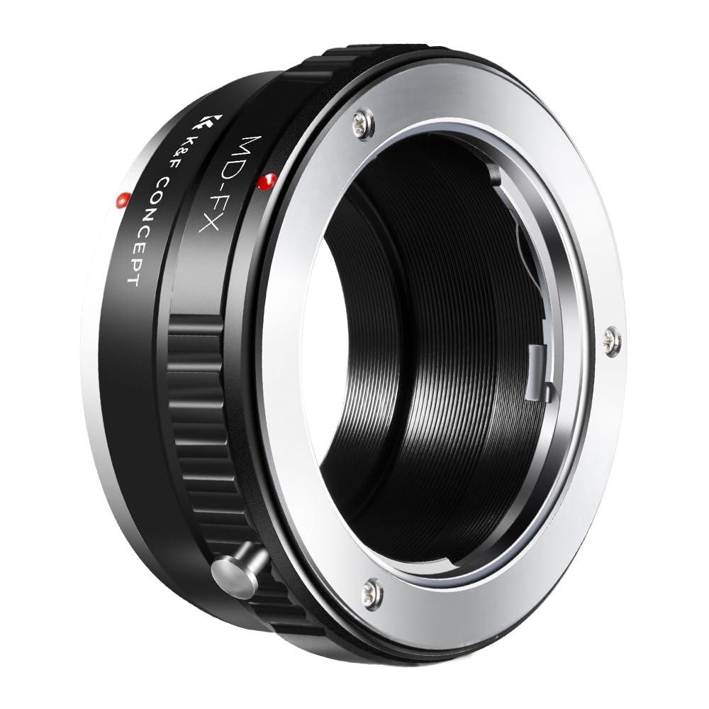K&F CONCEPT MD to FX Adapter, Manual Lens Mount Adapter for Minolta MD MC Mount Lens 