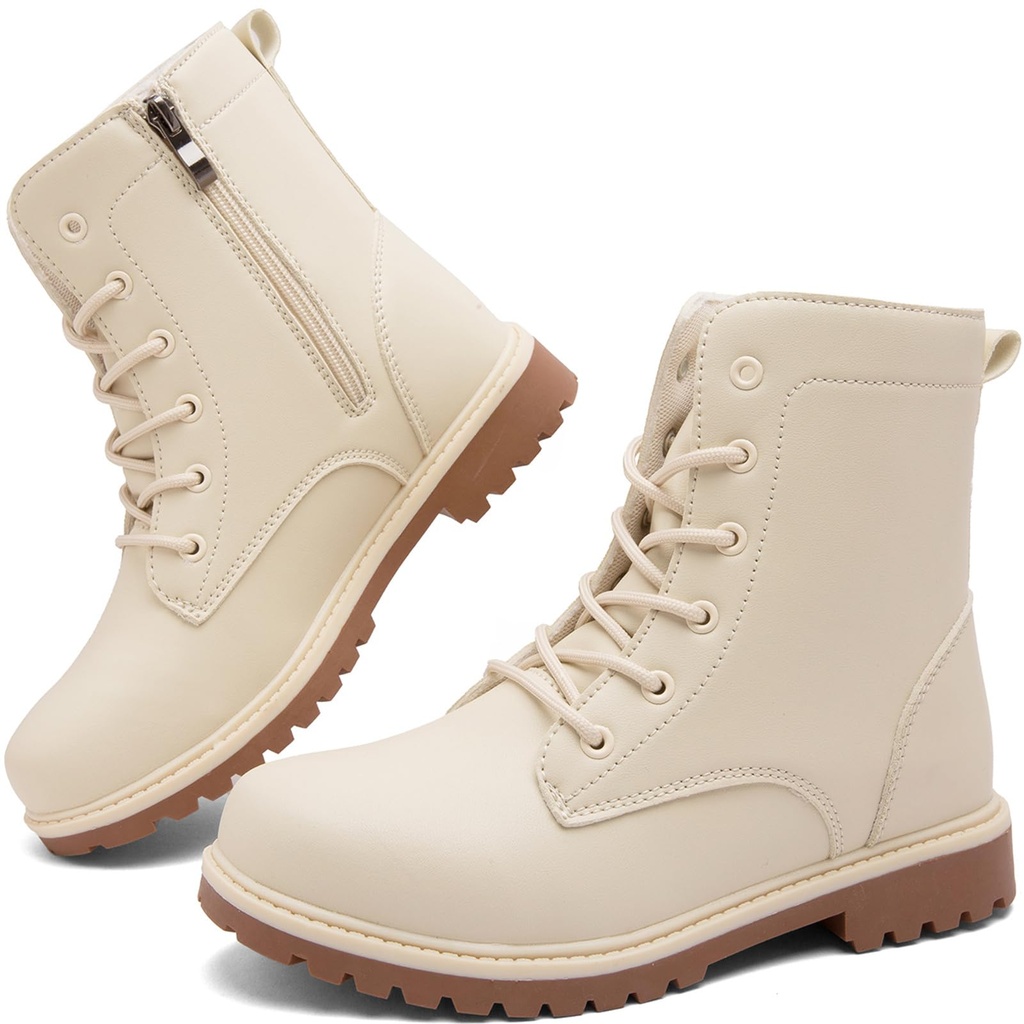 Lvptsh WomenÃ¢Â€Â™s Classic Ankle Boots Side Zipper Leather Chelsea Boots Ladies Walking Bo