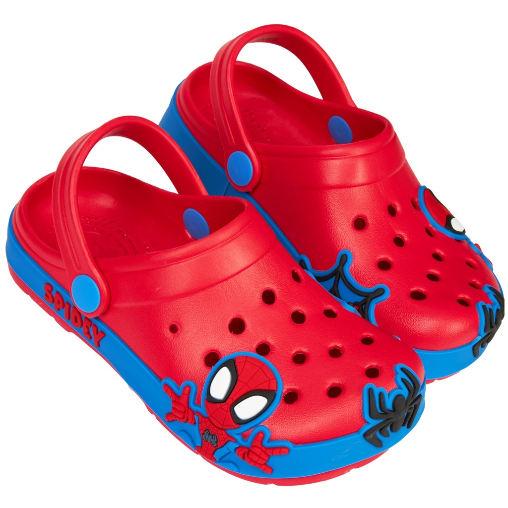 Get Trend Spidey and His Amazing Friends Boys Clogs UK Size 7-4, Kids Adjustable Slip-on In