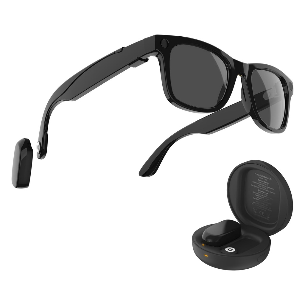 PRISMXR Charger Compatible with Rayban Meta Glasses, Fast Charging Set with Magnetic Charging