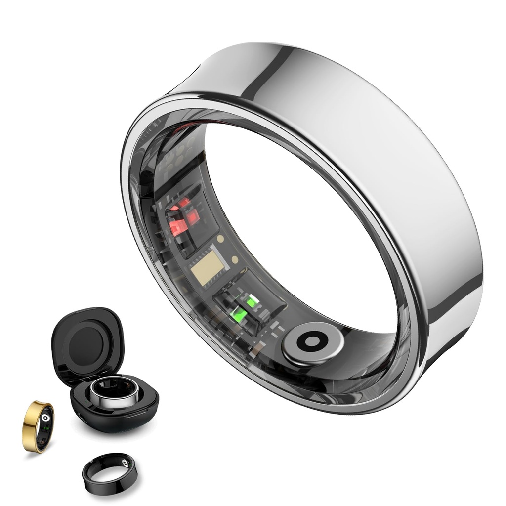 Weyrinice Smart Ring Health Tracker, Health Rings for Women & Men, No Subscription Required