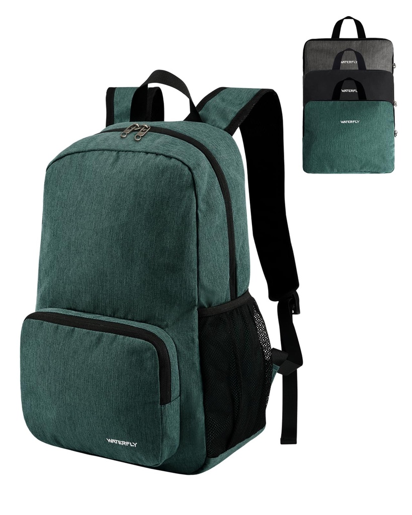 Waterfly 20L Foldable Backpack Daypack: Packable Travel Backpack Folding Rucksack Lightweigh