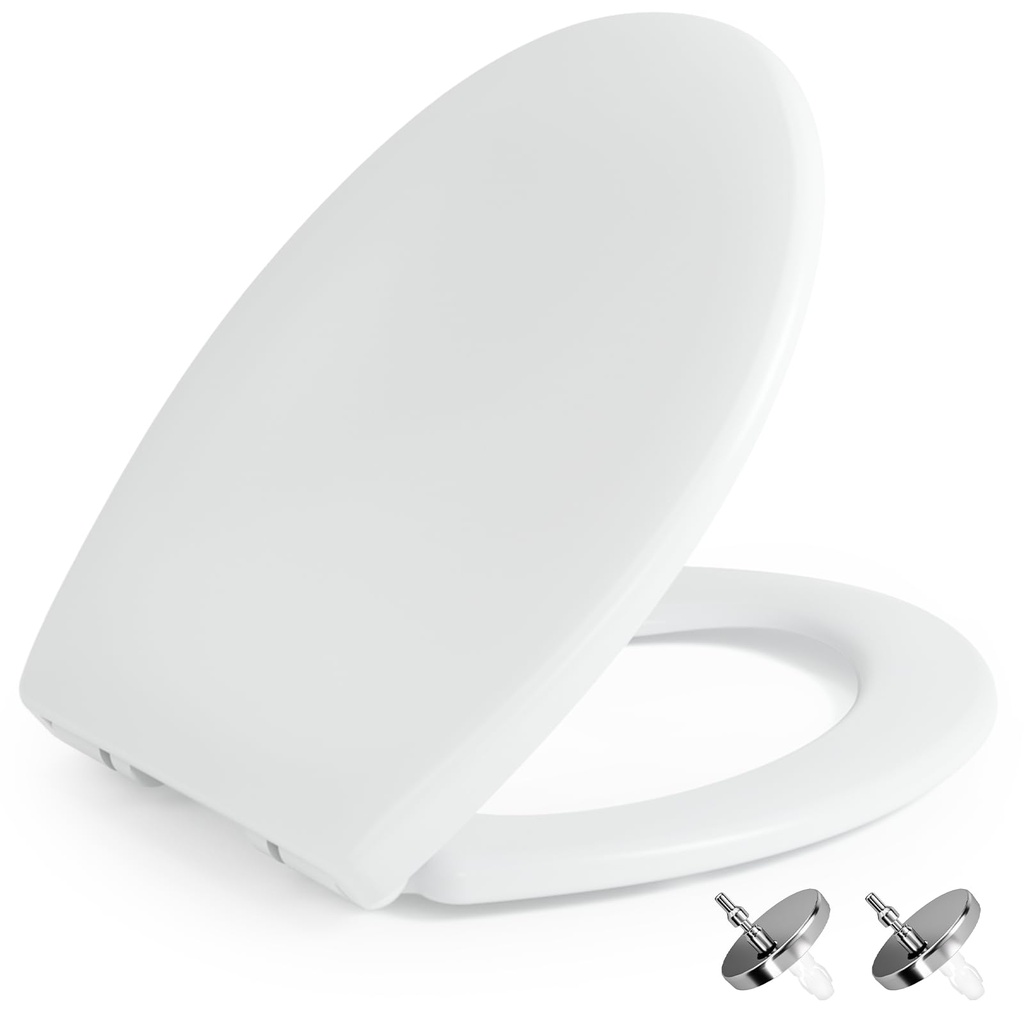 NeoArt Soft Close Toilet Seat Ã¢Â€Â“ Durable, Environmentally Friendly Urea-Formaldehyde Re
