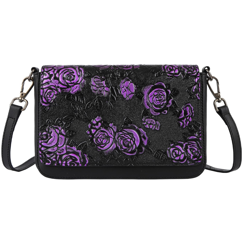 ArtsEye Genuine Leather Crossbody Bags for Women Shoulder Bags with 2 Detachable Straps 