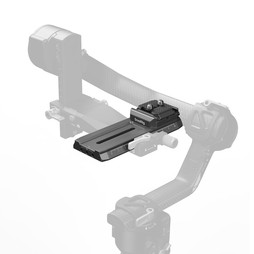 SMALLRIG Quick Release Plate Adapter for Manfrotto for DJI RS 2 / RSC 2 / RS3 / RS 3 Pro