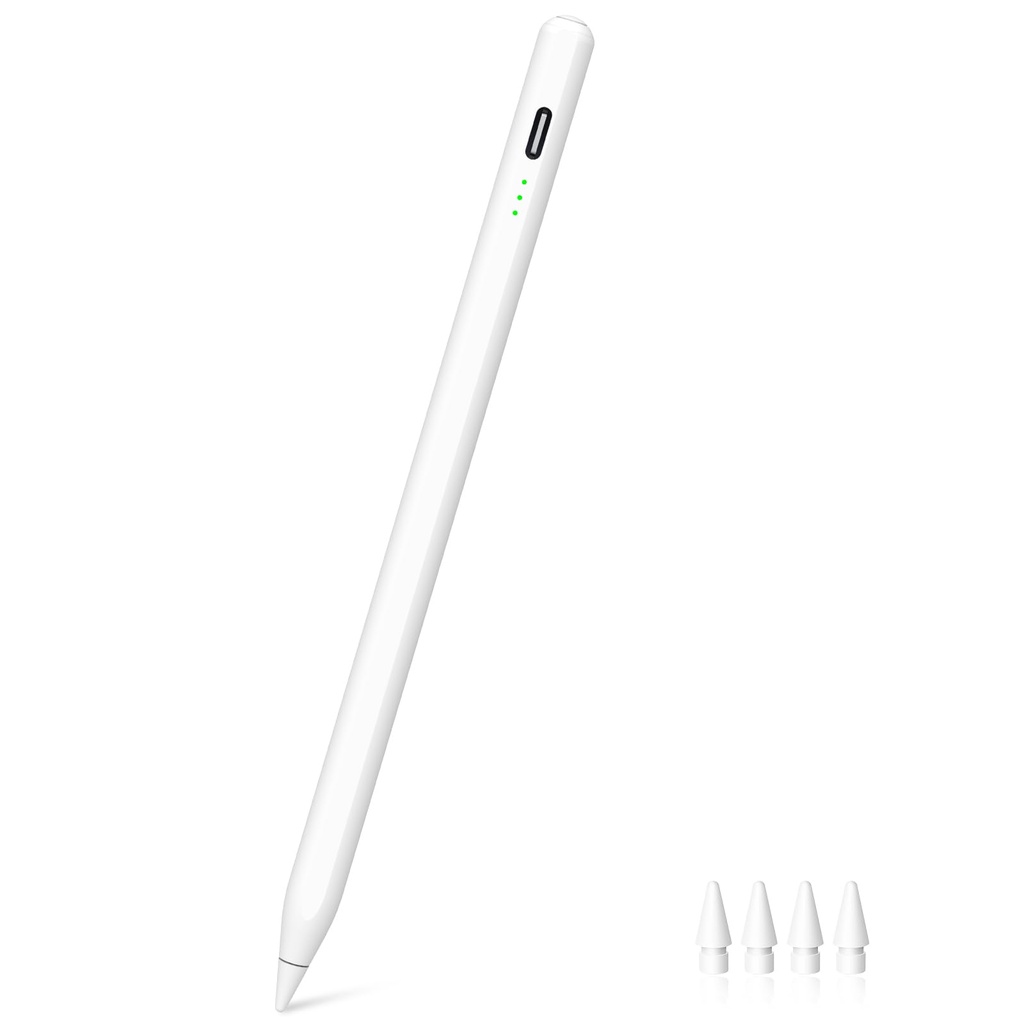 Stylus Pen for iPad (2018-2025) - 13 Minutes Fast Charging, Palm Rejection,Tilt Sensitivity,