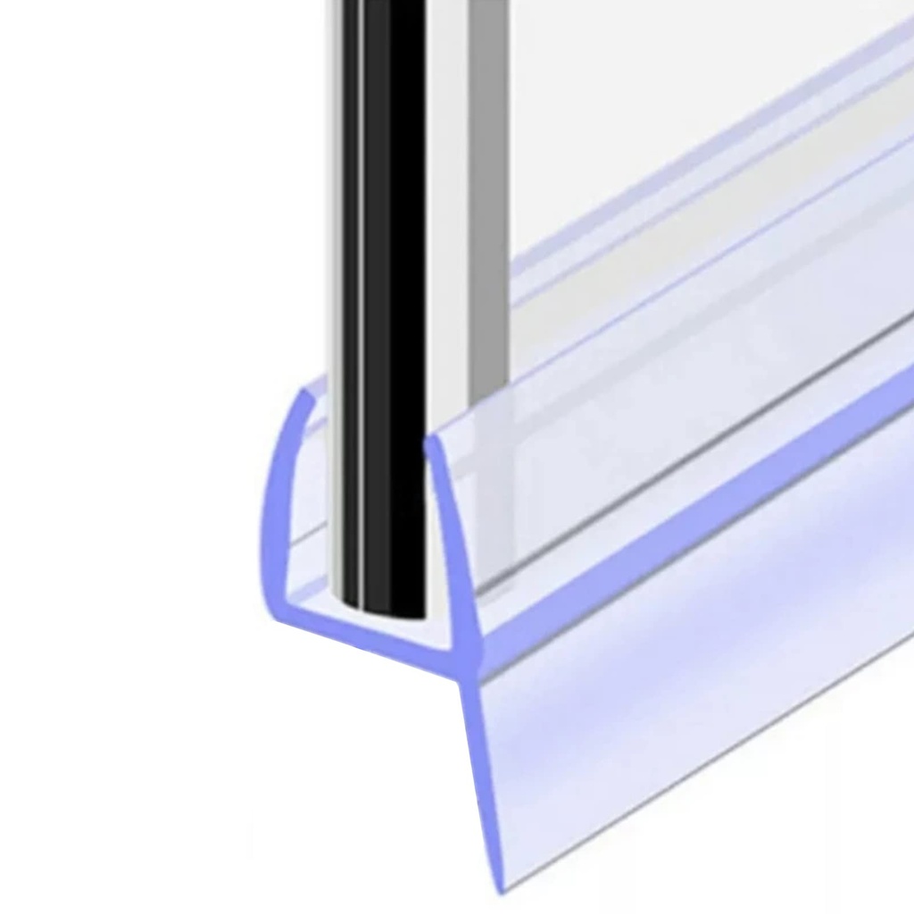 H Shape Bath Shower Screen Seal Strip Soft Rubber Shower Door Seal Strip 2 Metres Long Show