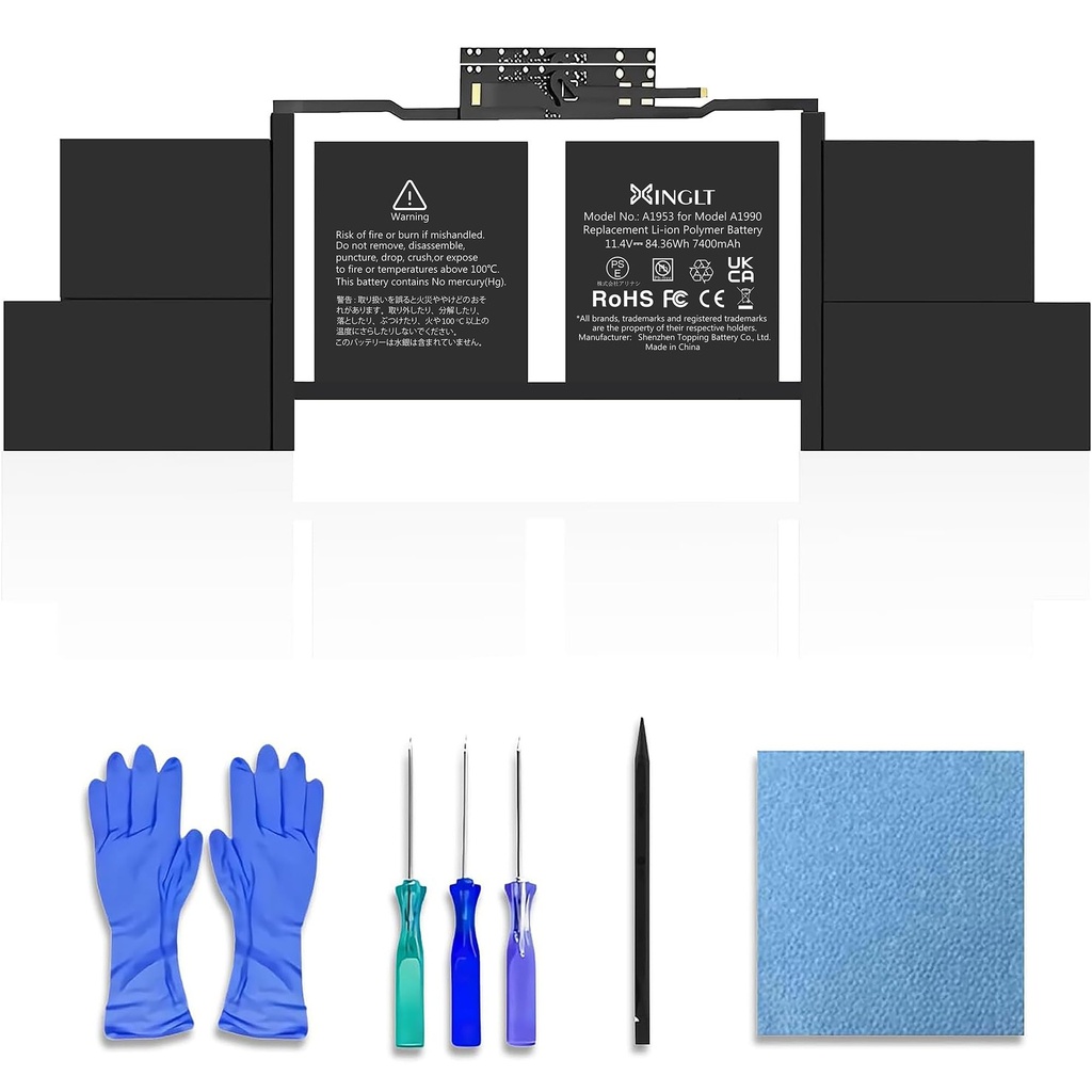XINGLT A1990 Battery Replacement Laptop for 15 Inch MacBook Pro A1990 Battery A1953 (Mid 20