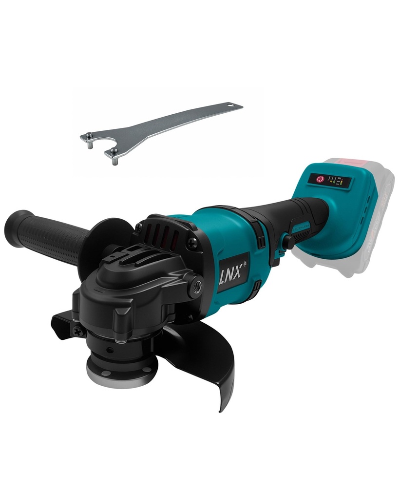 Cordless 125mm Angle Grinder for Makita 18V Batteries, Brushless Motor, Battery Power Grinder