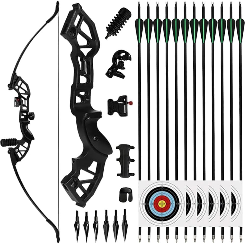NorthSpoor 40lbs Archery Recurve Bows Set,Bow and Arrow Adults,Takedown Right Hand Bow