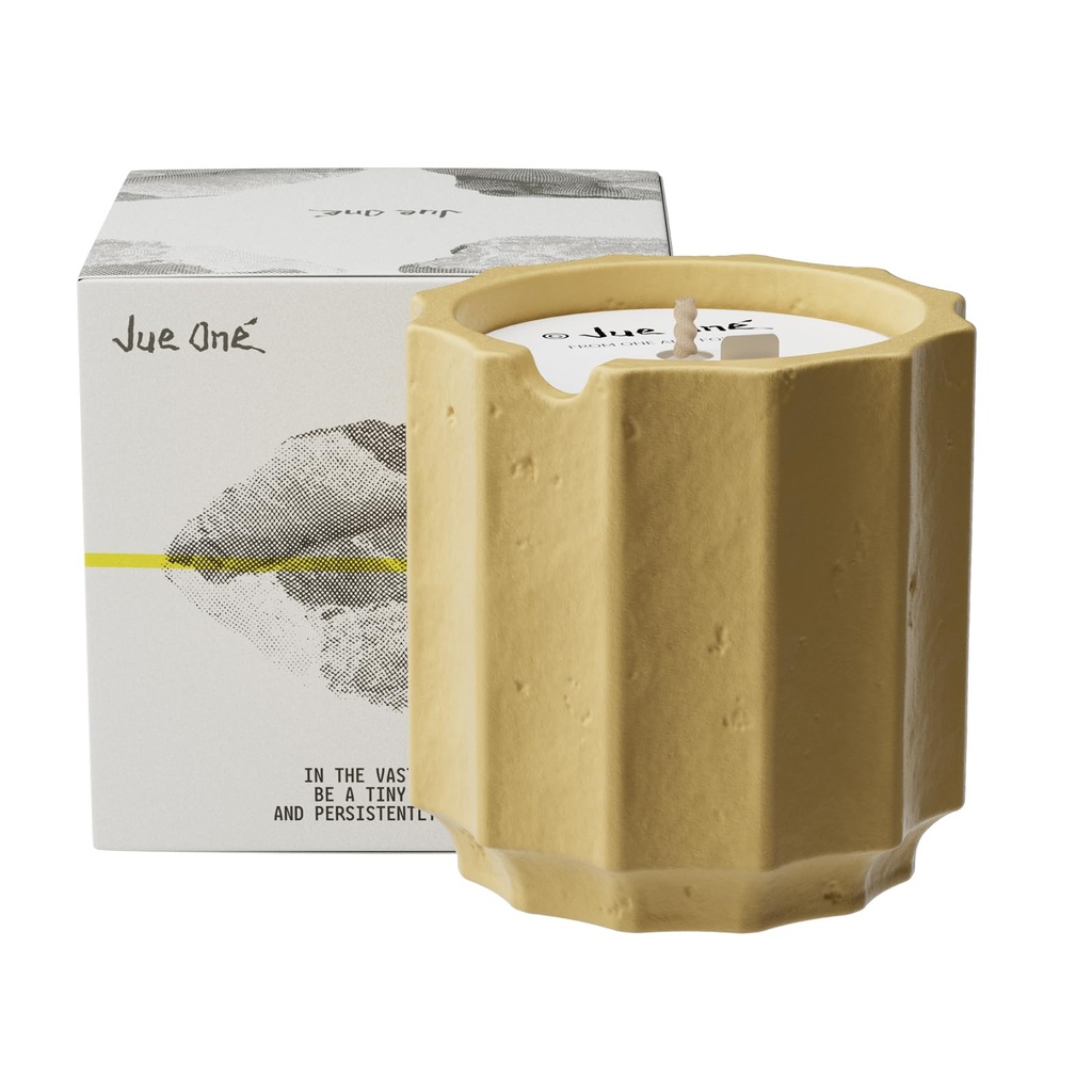 JueOne Scented Candles for Home, Natural Soy Wax Candle Gift, Non-Toxic Cement Jar Candles,