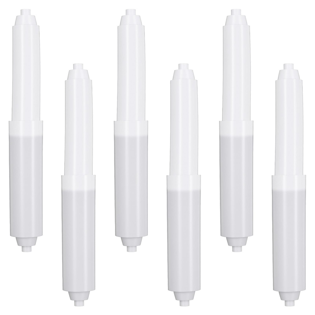 6 Pack Toilet Paper Holder Spring Rod Toilet Paper Roller Replacement Plastic Toilets Tissu