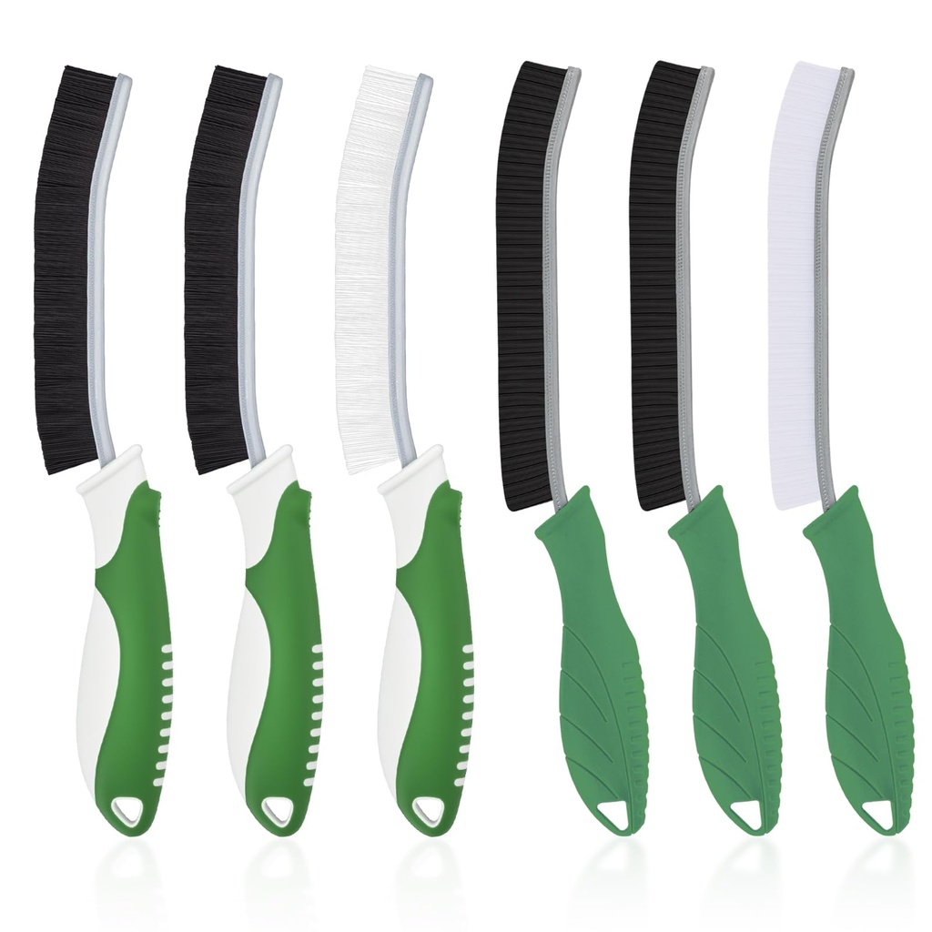 TQRR Cleaning Brush-Hard Bristle Crevice Cleaning Brushes UK, Multifunctional Window Groove