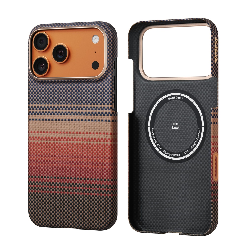 PITAKA Magnetic Aramid Fibre Case for iPhone 17 Pro with Sensitive Camera Control Button Co