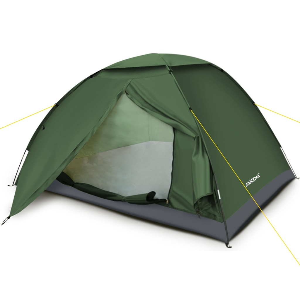 JAICOM 2 Man Tent, Backpacking Tent for Camping, Easy Setup Lightweight Waterproof Dome Tent