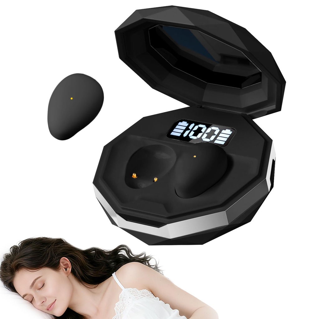 sunvito Sleep Headphones, Mini Sleep Earphones for Side Sleeping, Wireless Bluetooth 5.4, Po