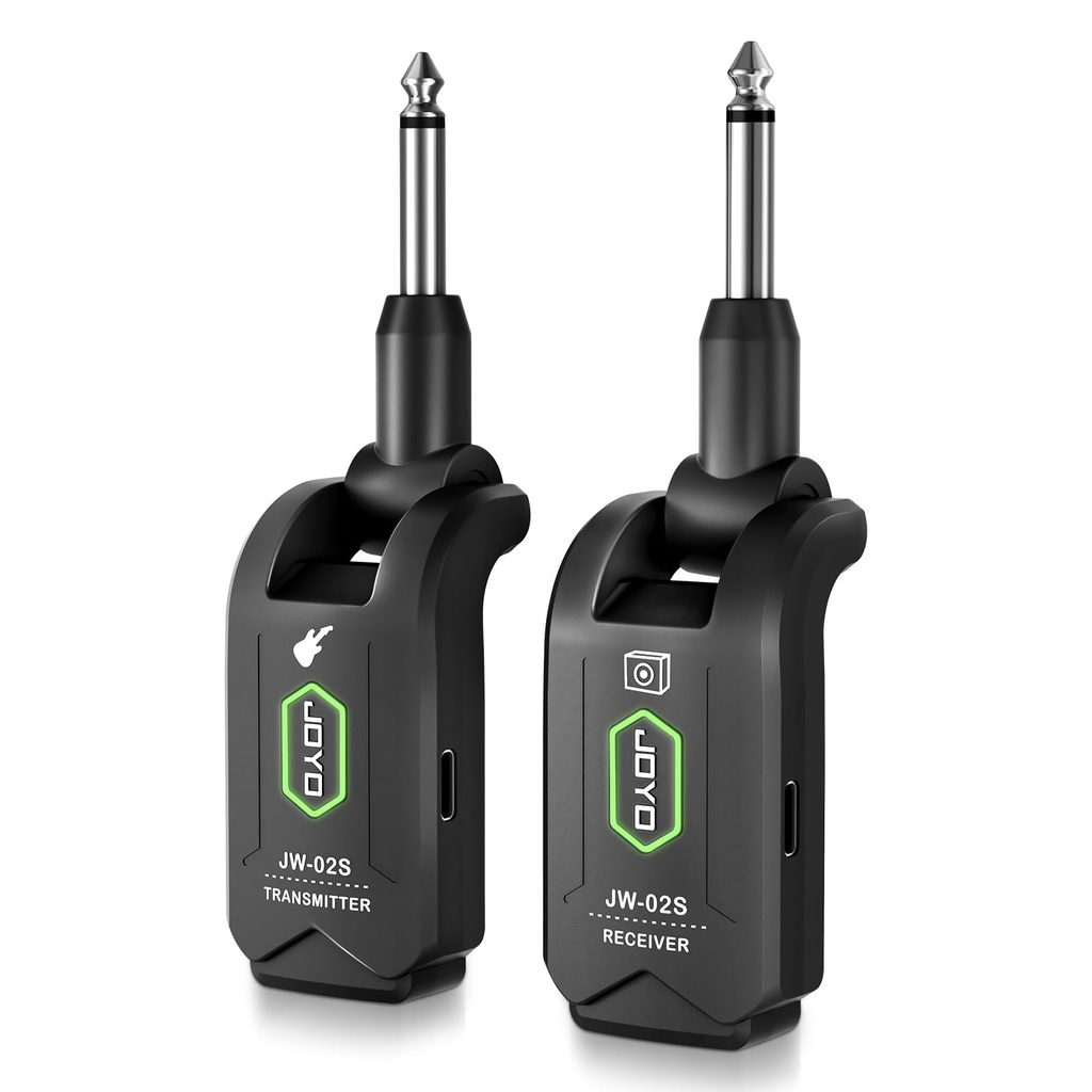JOYO 5.8GHz Wireless Guitar System Wireless Guitar Transmitter Receiver Rechargeable Audio