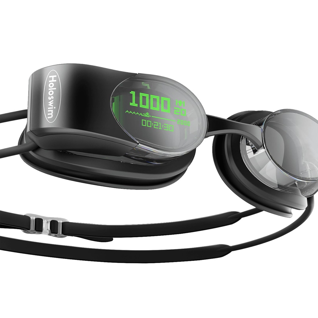 Holoswim Smart Swim Goggles, 2s Swimming Goggles, Real-time Display, AI Data Analysis APP,