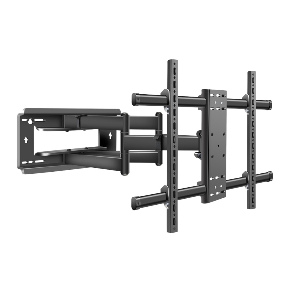 HILLPORT TV Wall Bracket Full Motion for 55 to 100 Inch Heavy Duty TVs up to 75kg, Long Arm