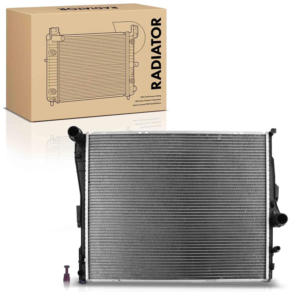 Frankberg Engine Radiator Car Radiator Compatible with X3 E83 2.5L 3.0L Petrol 2006-2008 Re