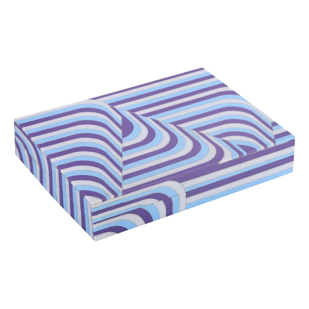 Handicrafts Home Decorative Organizer Box 10x5, Large Keepsake Boxes with Lid, Modern Decor