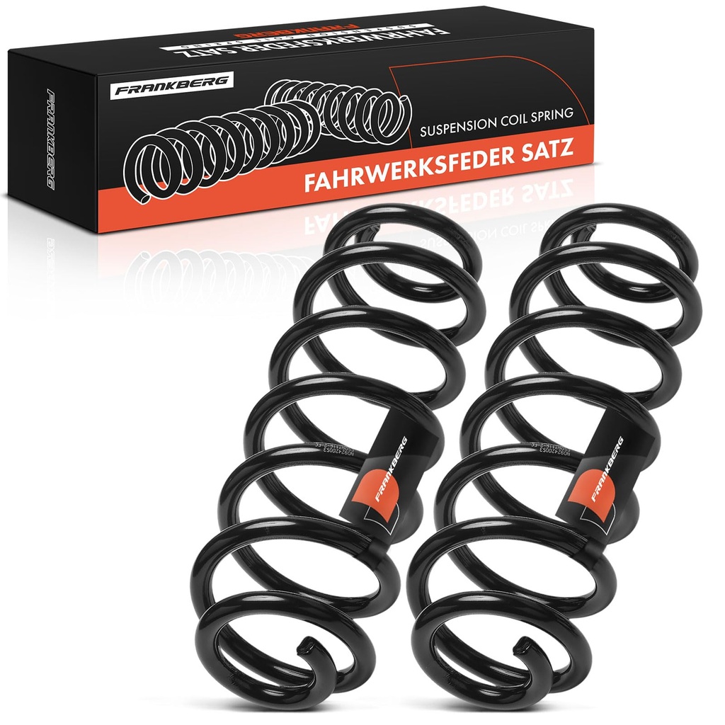 Frankberg 2x Coil Spring Rear Axle Compatible with Jett.a IV 162 163 AV2 AV3 2011-2017 Pass