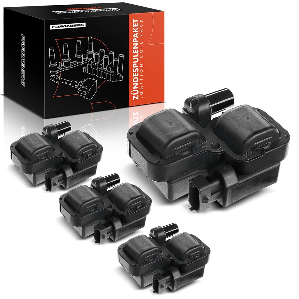 Frankberg 4x Ignition Coil for A B-Class W245 C-Class W202 CLK C208 CLS C219 E-Class W210 G