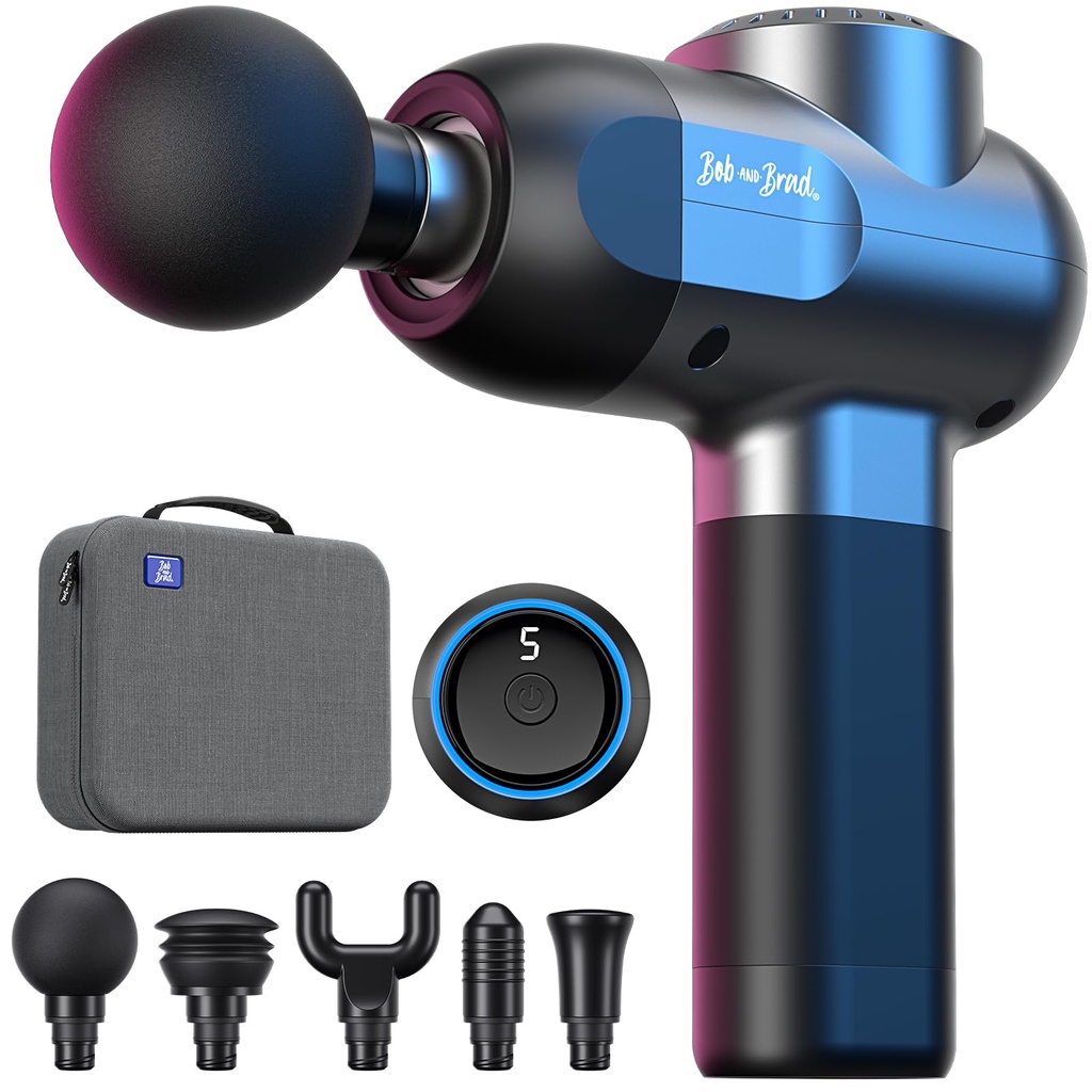 Bob and Brad C2 Massage Gun, Deep Tissue Percussion Massager Gun, Handheld Muscle Massager