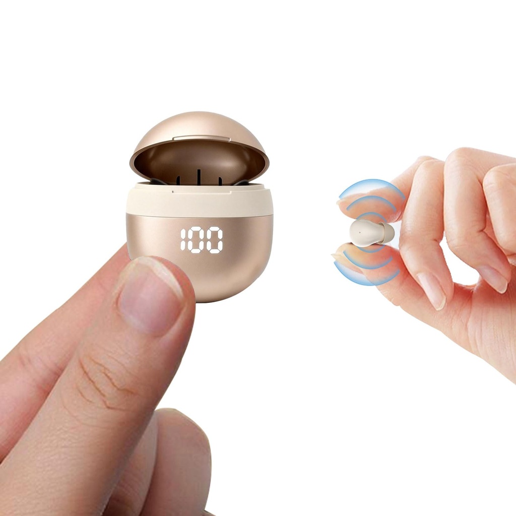 Wireless Invisible Earbuds Small Mini In Ear Buds Bluetooth Tiny Earphones Hidden Earbuds f