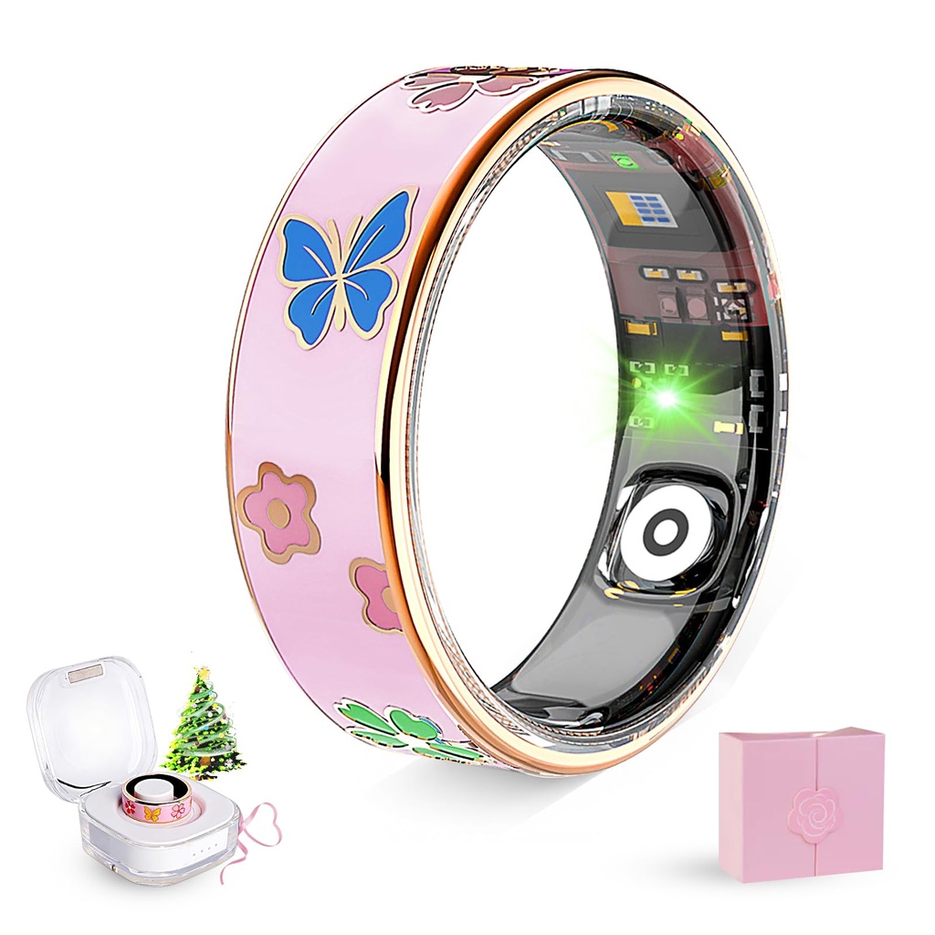 Govllfoz Smart Ring for Women & Men,Fitness Ring, Fit Couple,Sleep Tracker,Health Tracker w